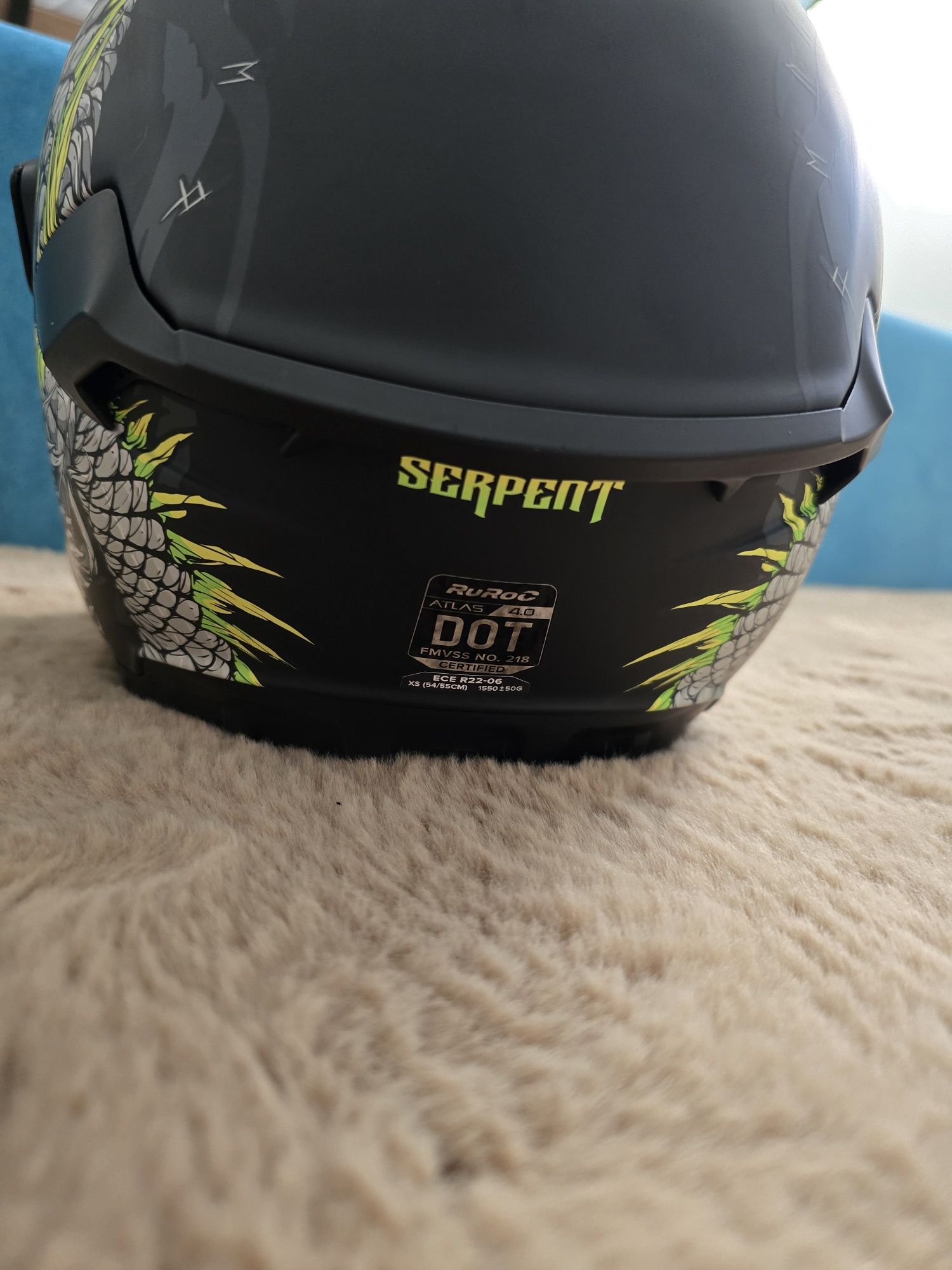 Capacete Ruroc Atlas 4.0 carbon Serpent