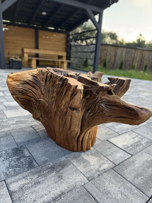 Столик з натурального дерева