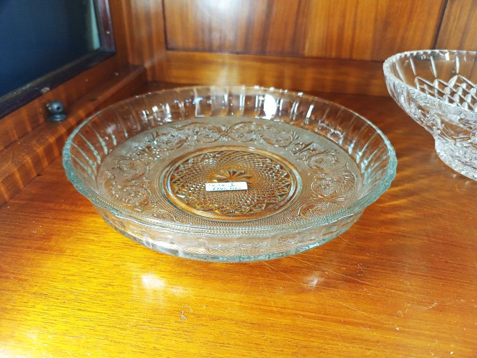Tarteira Fruteira Prato Bolo Vidro Cristal