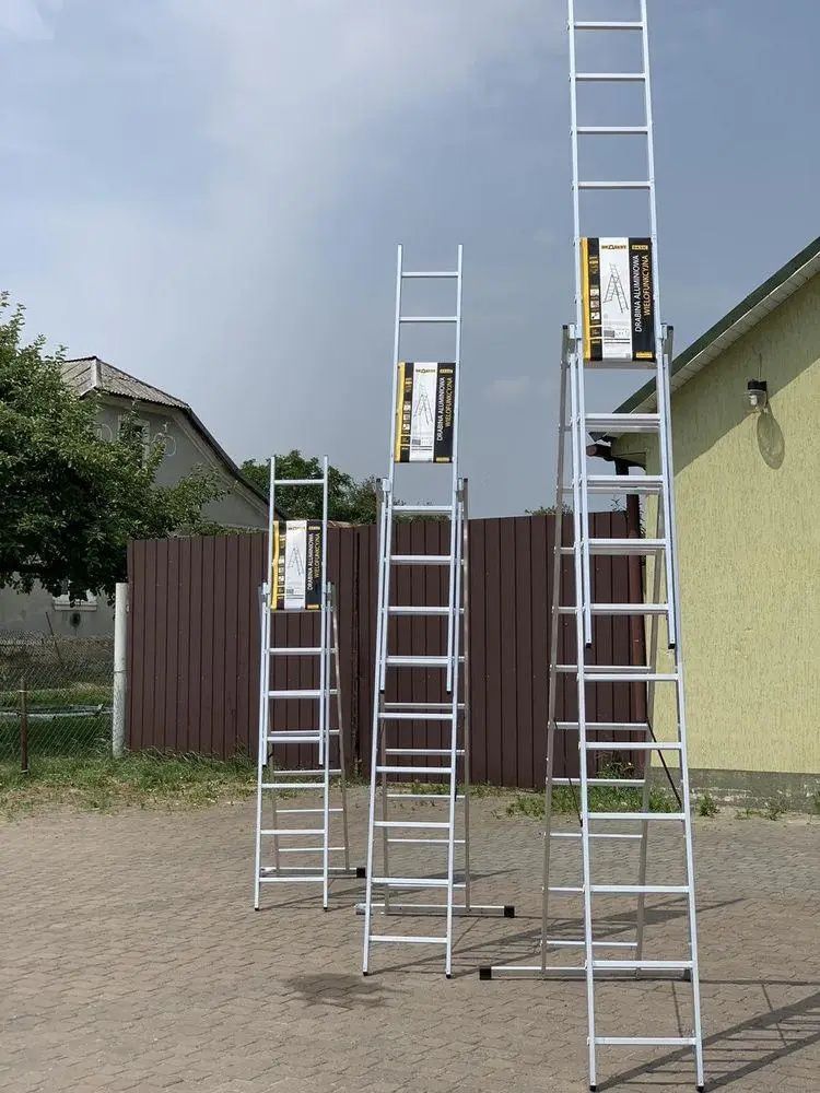 Драбини алюмінюві 1-4секцій стрем'янки,прикладні .