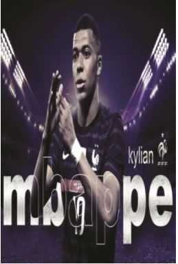 Plakat Kylian Mbappe PSG dla fana Piłki Prezent