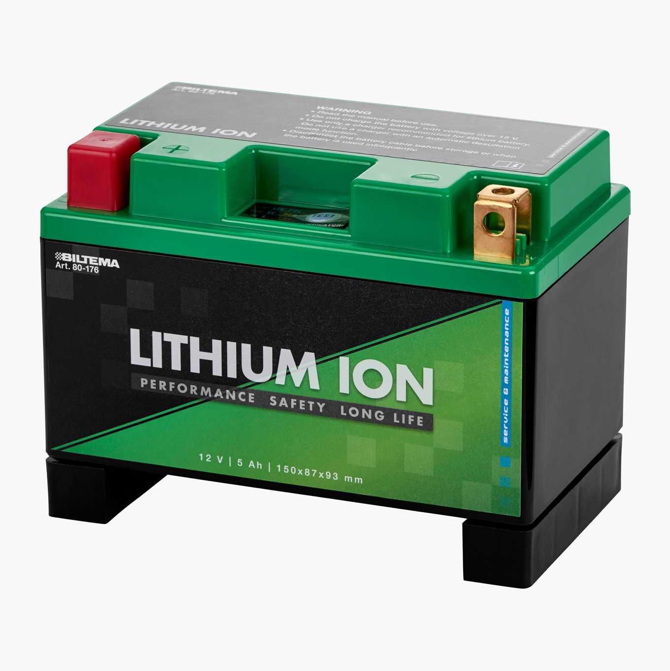 BILTEMA Bateria litowa 12 V, 5 Ah, 150 x 87 x 93 mm NOWA