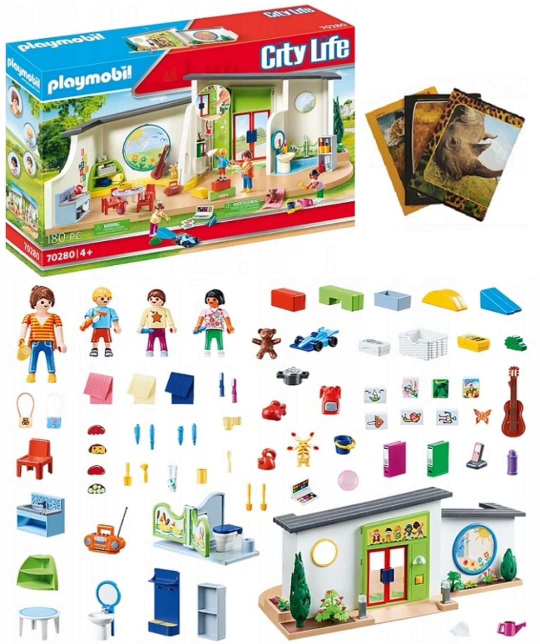 Playmobil 70280 przedszkole i gratis zlobek