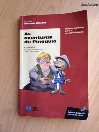 Livro"As aventuras de Pinóquio" de Carlo Collodi