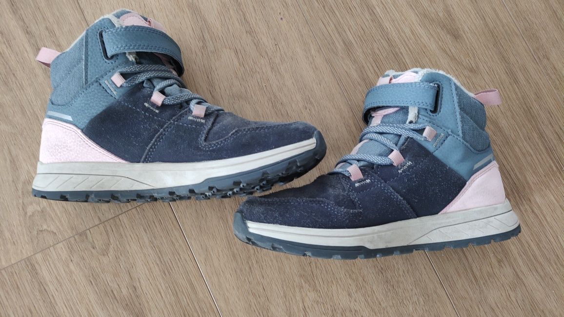 Buty zimowe, ocieplane, turystyczne Quechua SH500 Decathlon,rozmiar 33