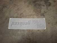 Símbolo Autocolante Legenda Emblema Vinil - trator Pasquali 956/603