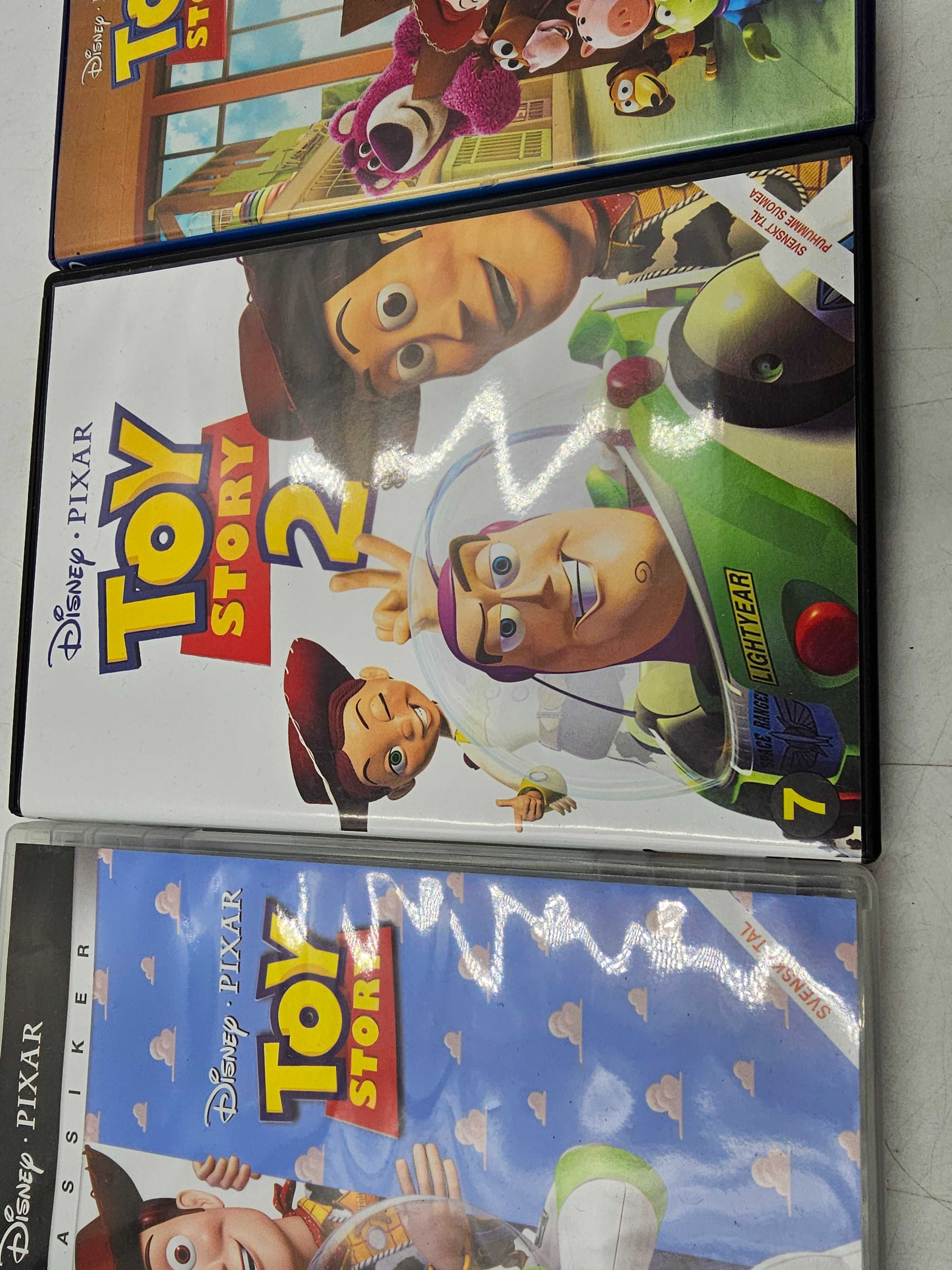 Toy Story Trylogia 1 2 3 DVD Svenska Finska