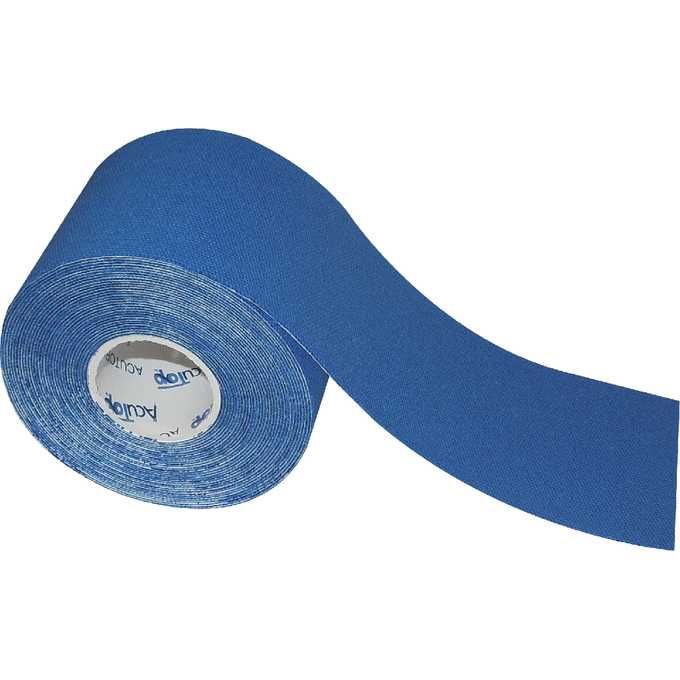 Kinesiology Tape ACUTOP 5cm x 5m plastry medyczne - NIEBIESKI - NOWE