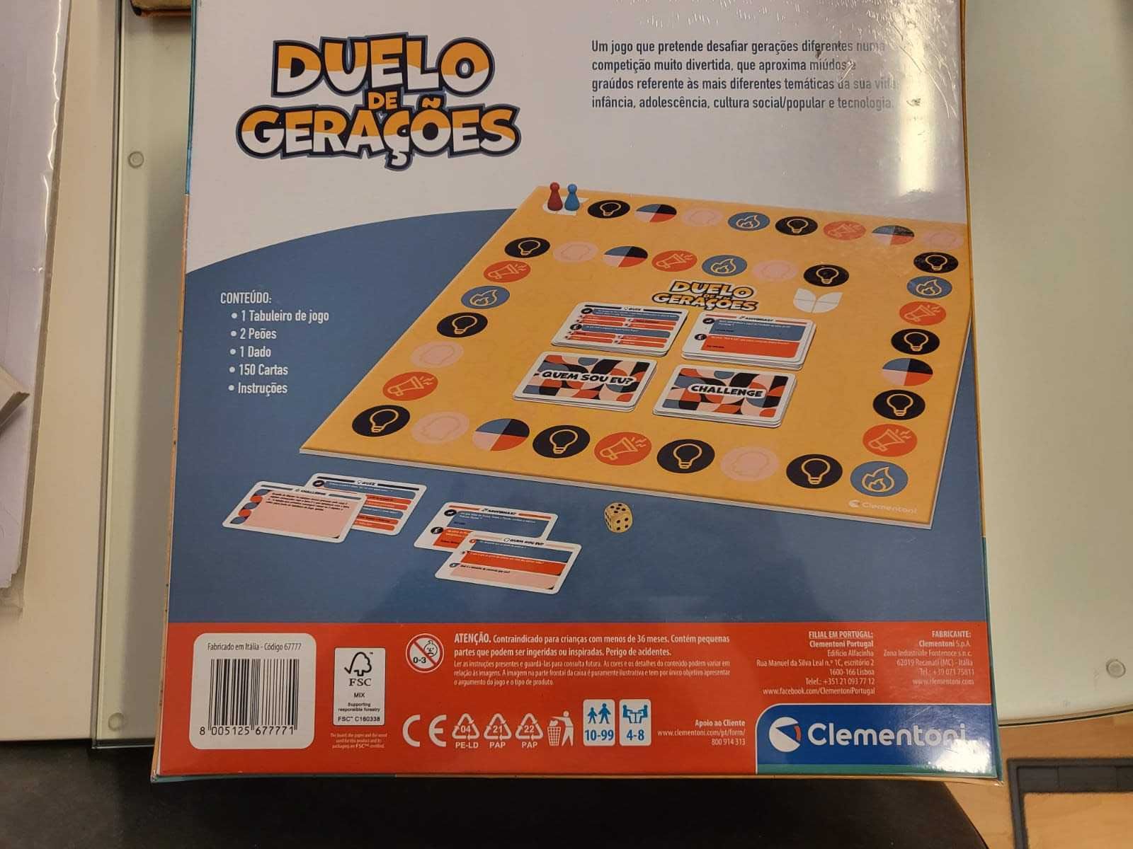 JOGO "DUELO DE GERAÇÕES" DA CLEMENTONI