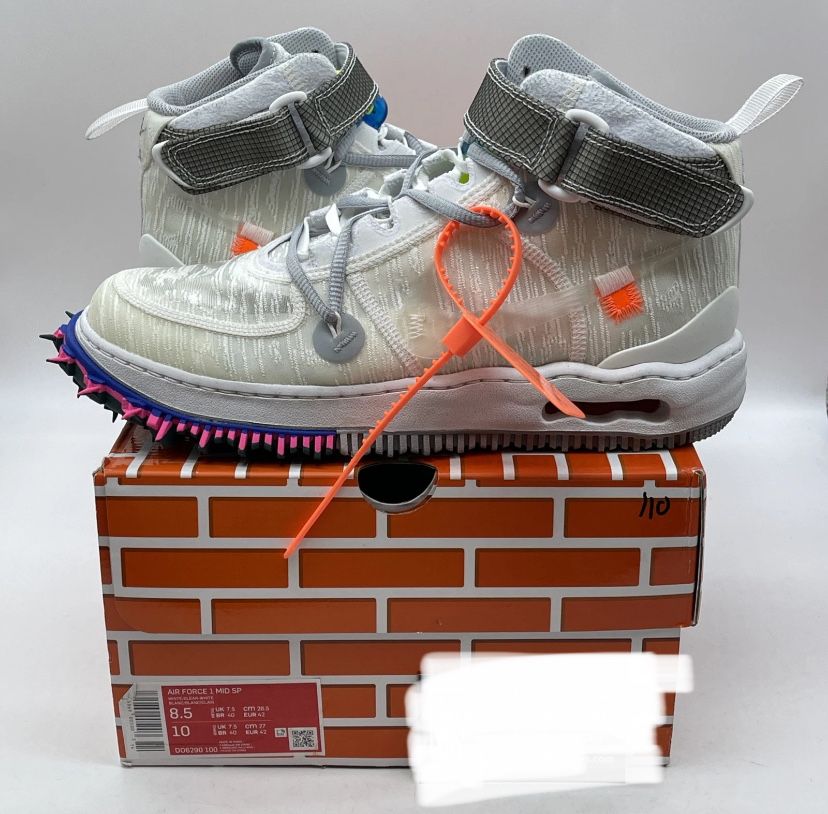 nike air force x off white 42