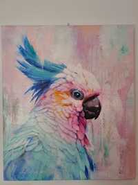 Portrait of a Parrot - Ira Volkova - Pintura a Óleo sobre tela