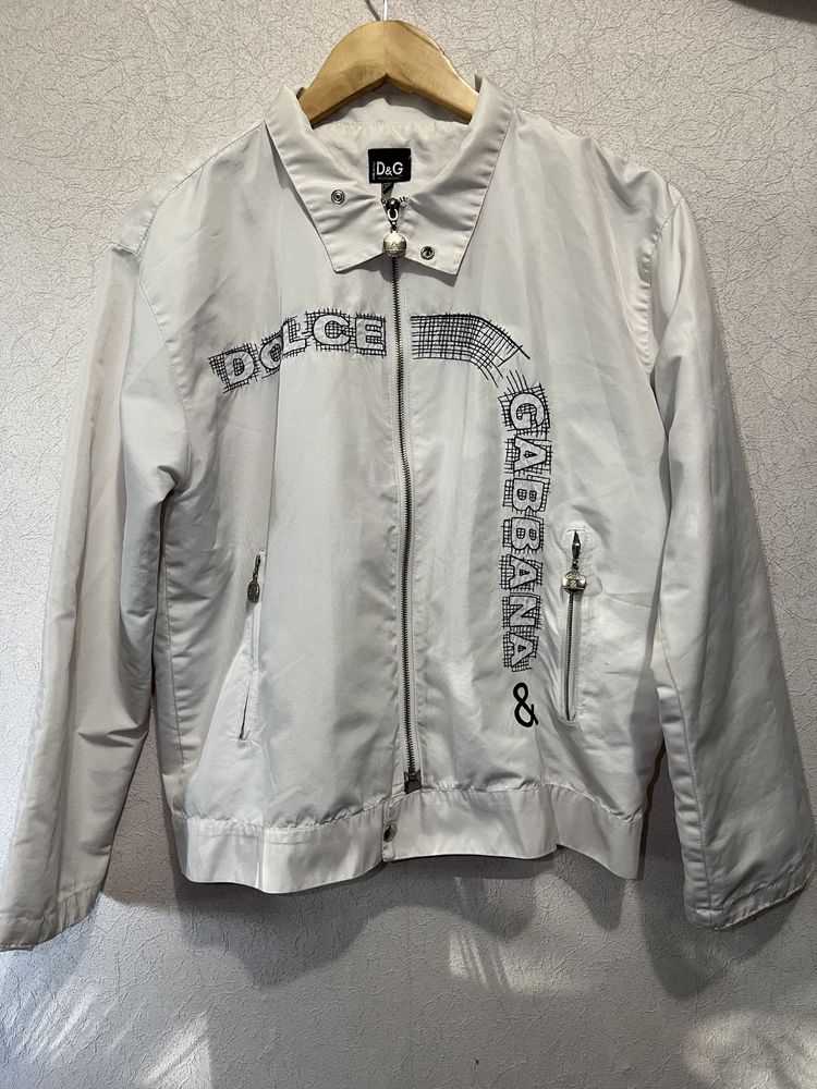 Винтажная Y2K куртка бомбер Dolce Gabbana Racing Jacket