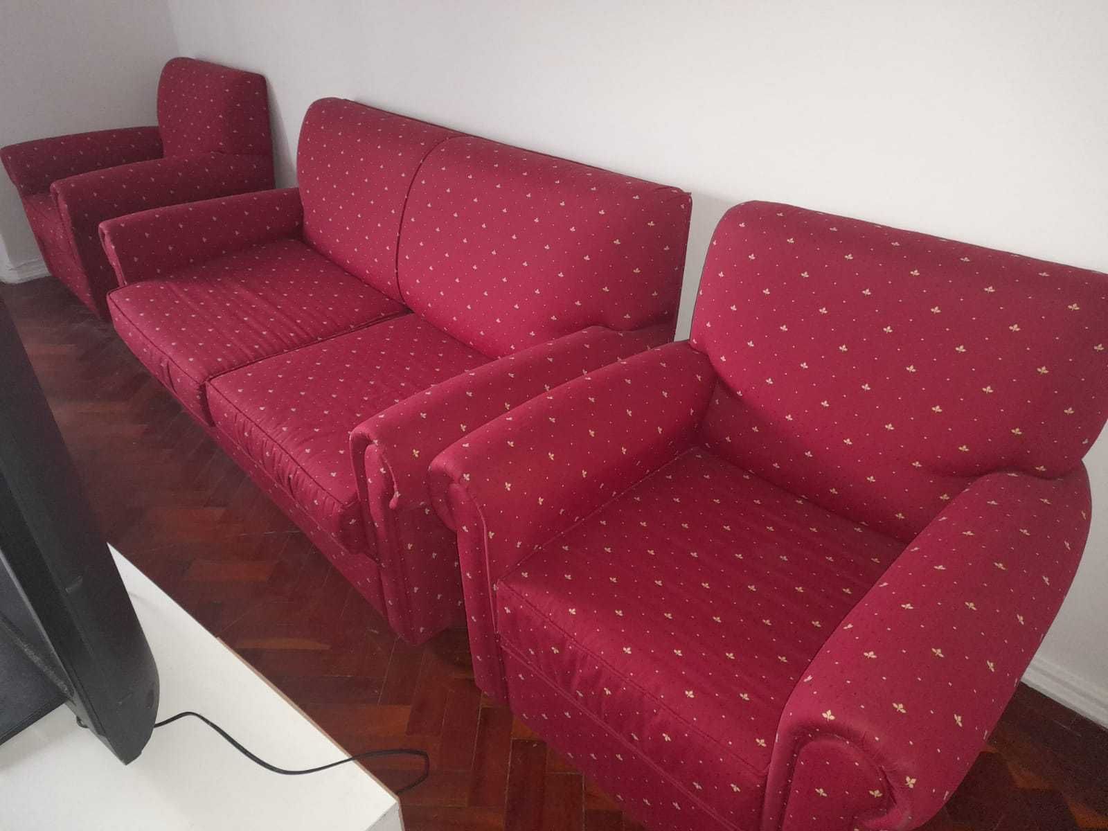 Conjunto sofás e quarto