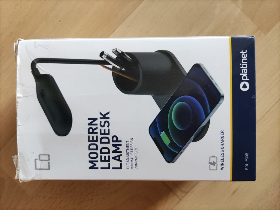 NOWA Lampka biurkowa LED 10W wireless charger