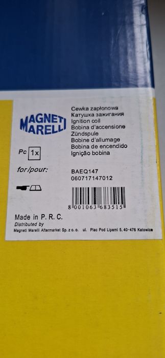 Cewka zapłonowa opel