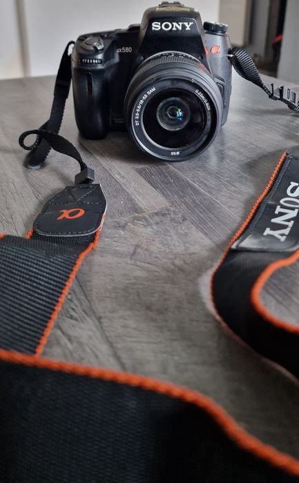 Aparat lustrzanka SONY a580 z obiektywem