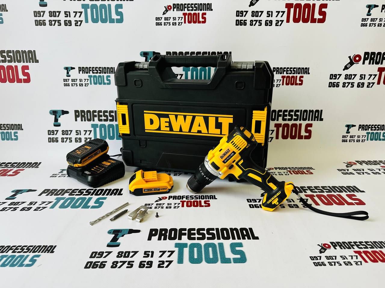 Акумуляторний Шуруповерт DeWALT DCD996P Шорупокрут Девалт 24V 4A