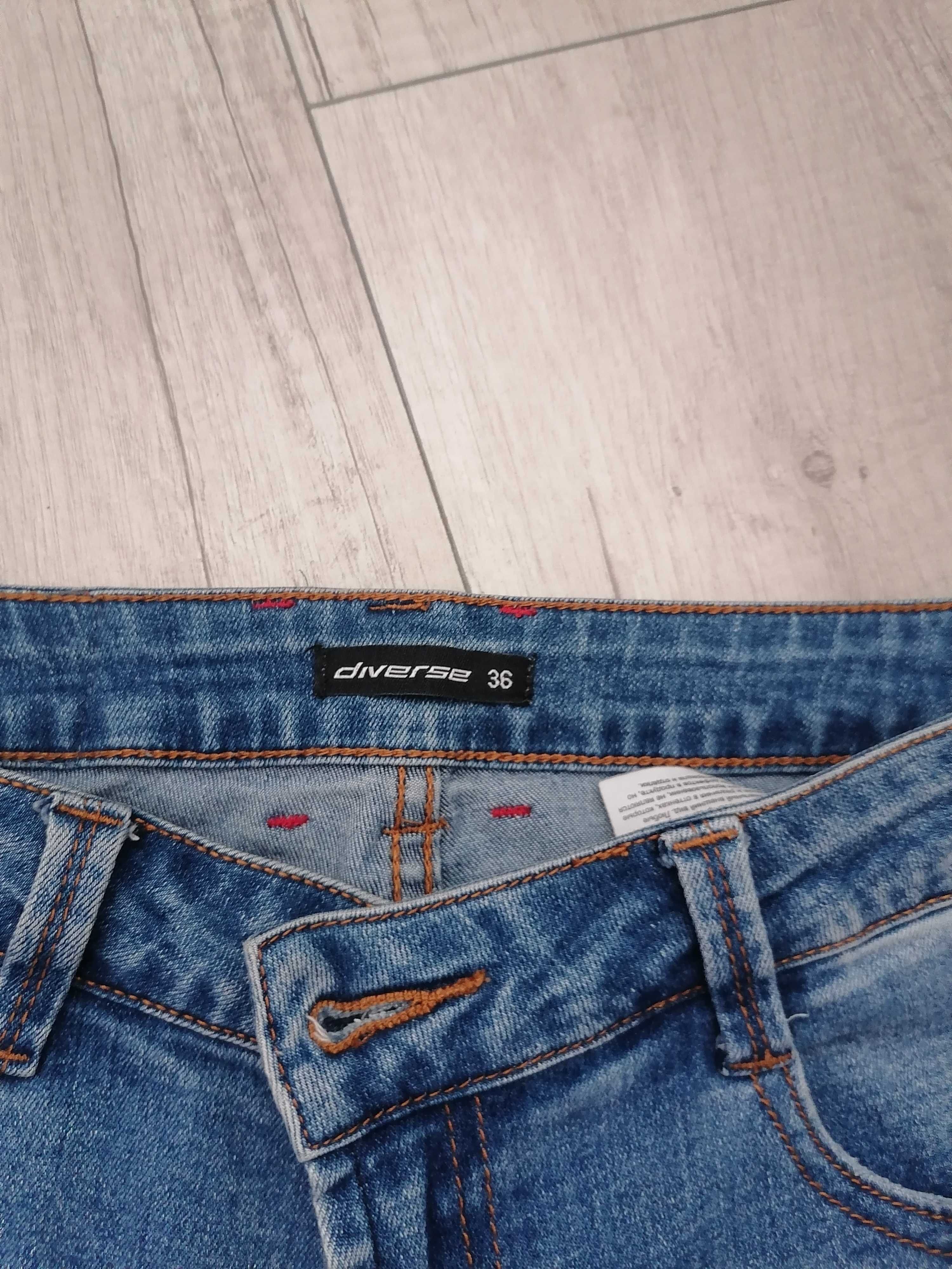 Spodnie jeansowe diverse roz 36