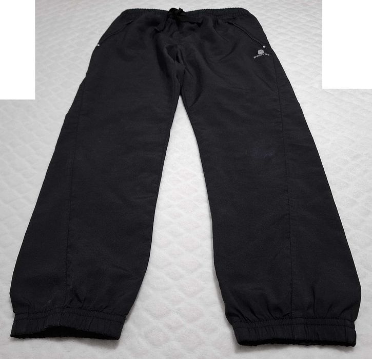 Spodnie chłopięce, sportowe, czarne, Domyos, 116 (Odzież)