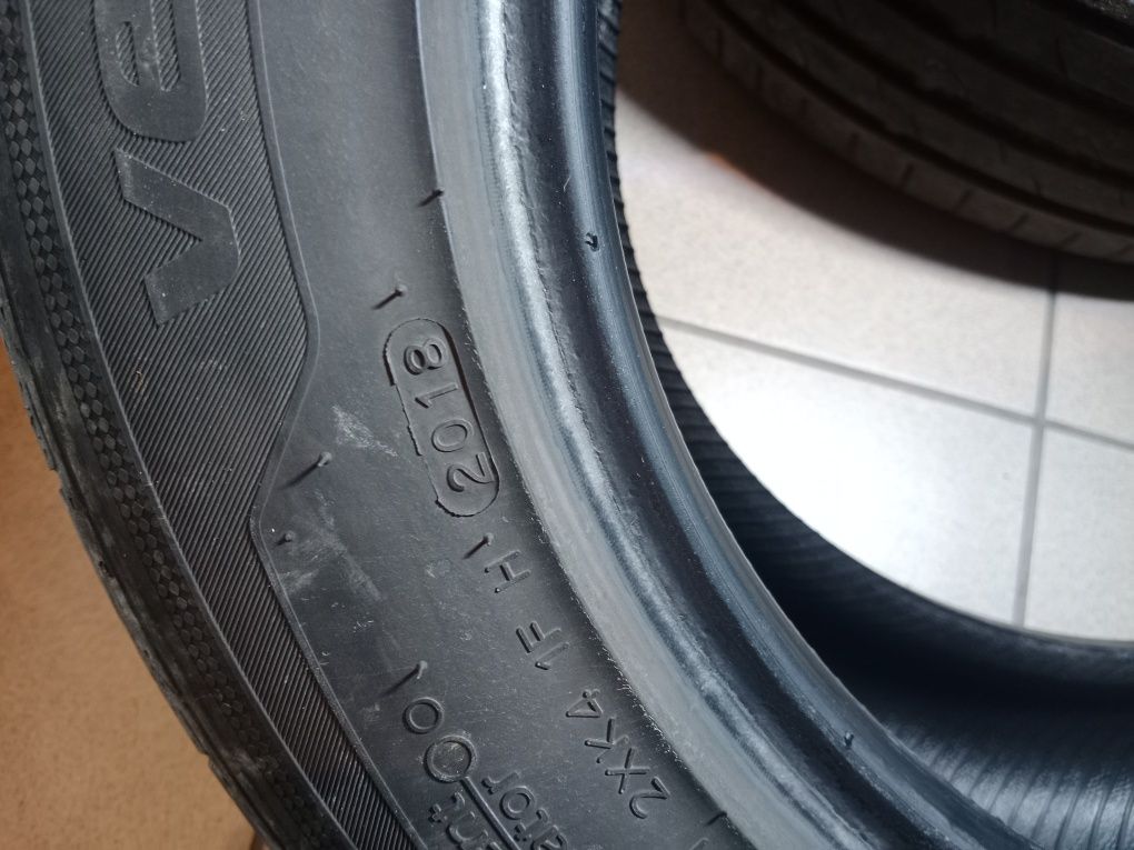 Opony letnie 2x hankook 20/18 2x n'fera 51/22 225/55/16 letnie