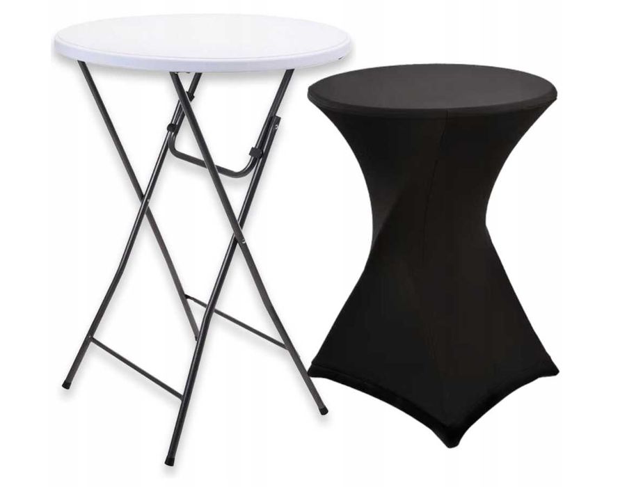 Stolik koktajlowy wynajem – elegancki stół na event i wesele