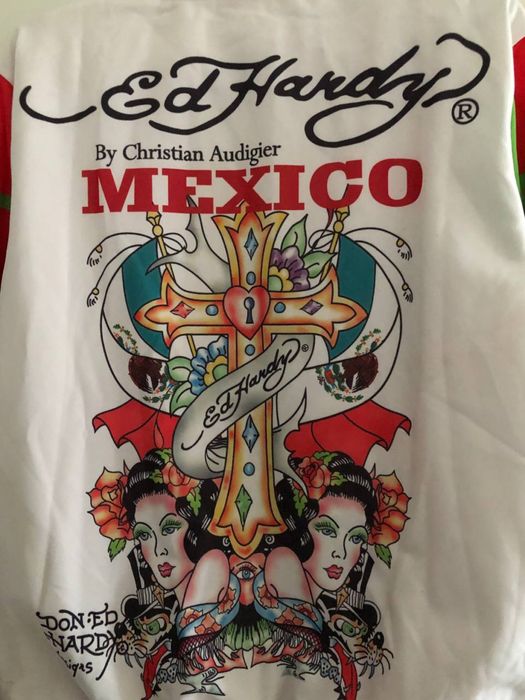 Світшот кофта оригінальна від фірми christian ed hardy M/S