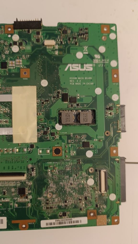 Motherboard ASUS k55vm com placa gráfica e placa de rede funcional