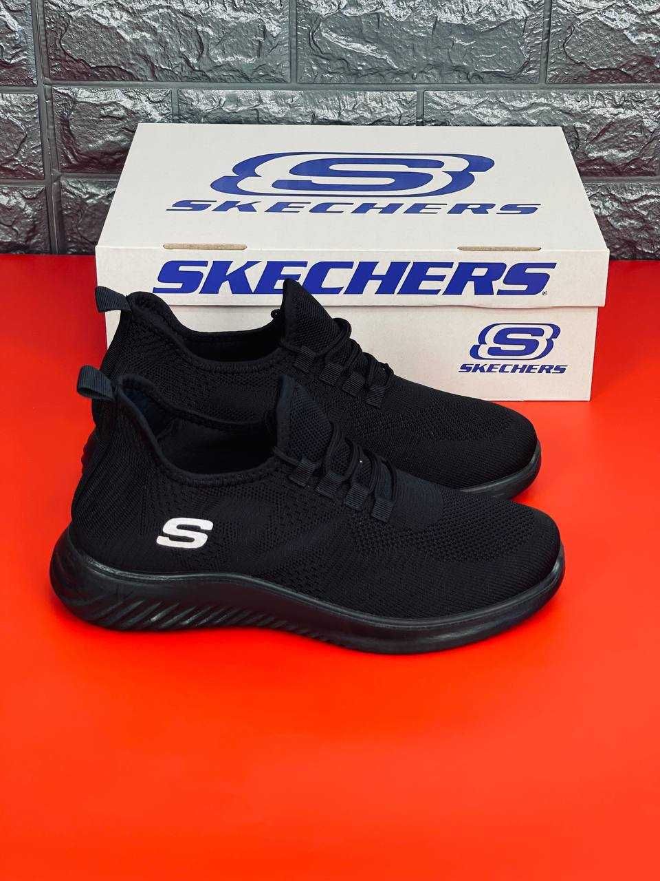 Кроссовки Skechers мужские Спортивные беговые кроссовки Скечерс Топ!