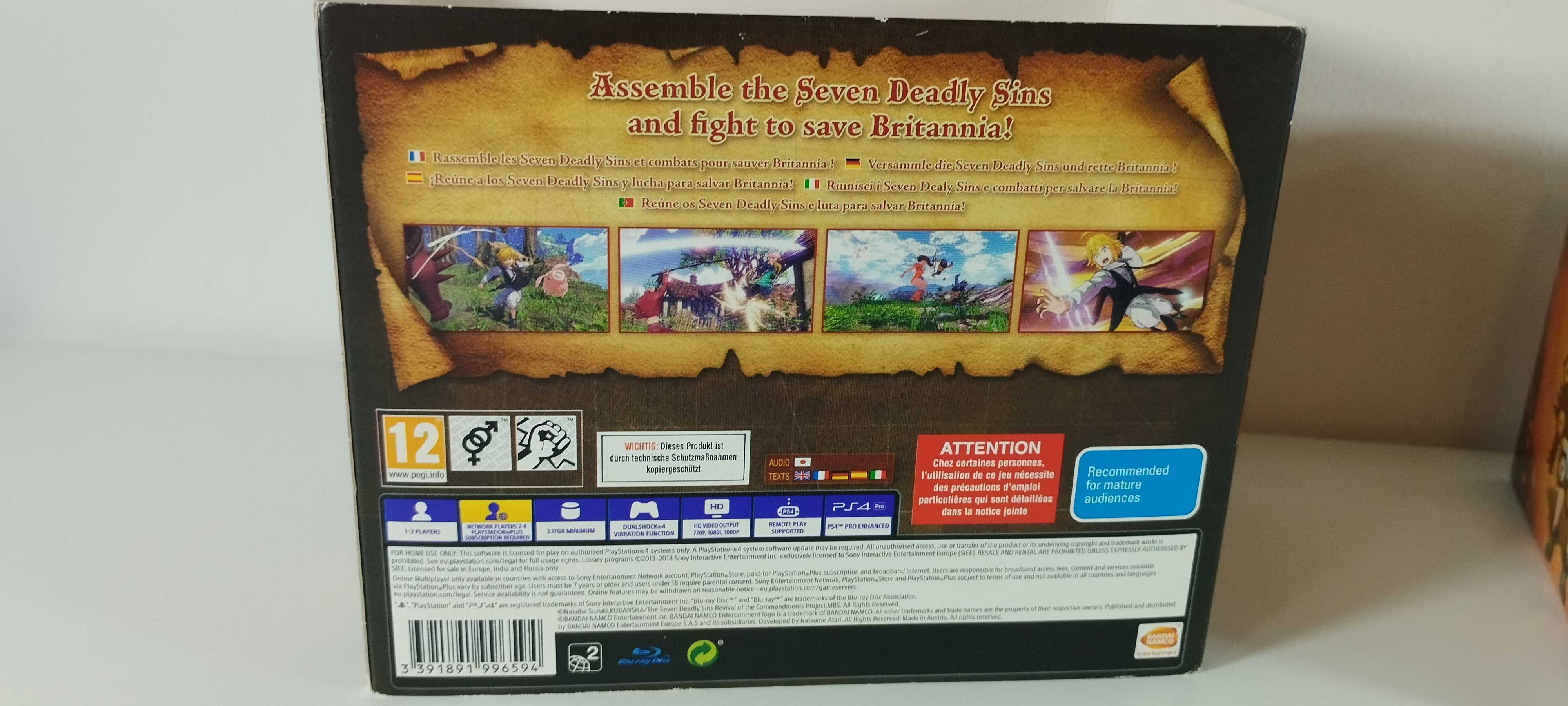 Seven Deadly Sins: Knights Of Britannia Collector's Edition PS4