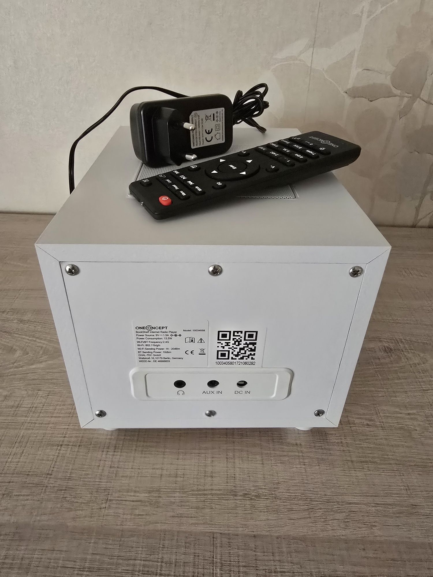 Інтернет-радіо OneConcept Streamo Cube (WiFi/USB/BT/AUX)