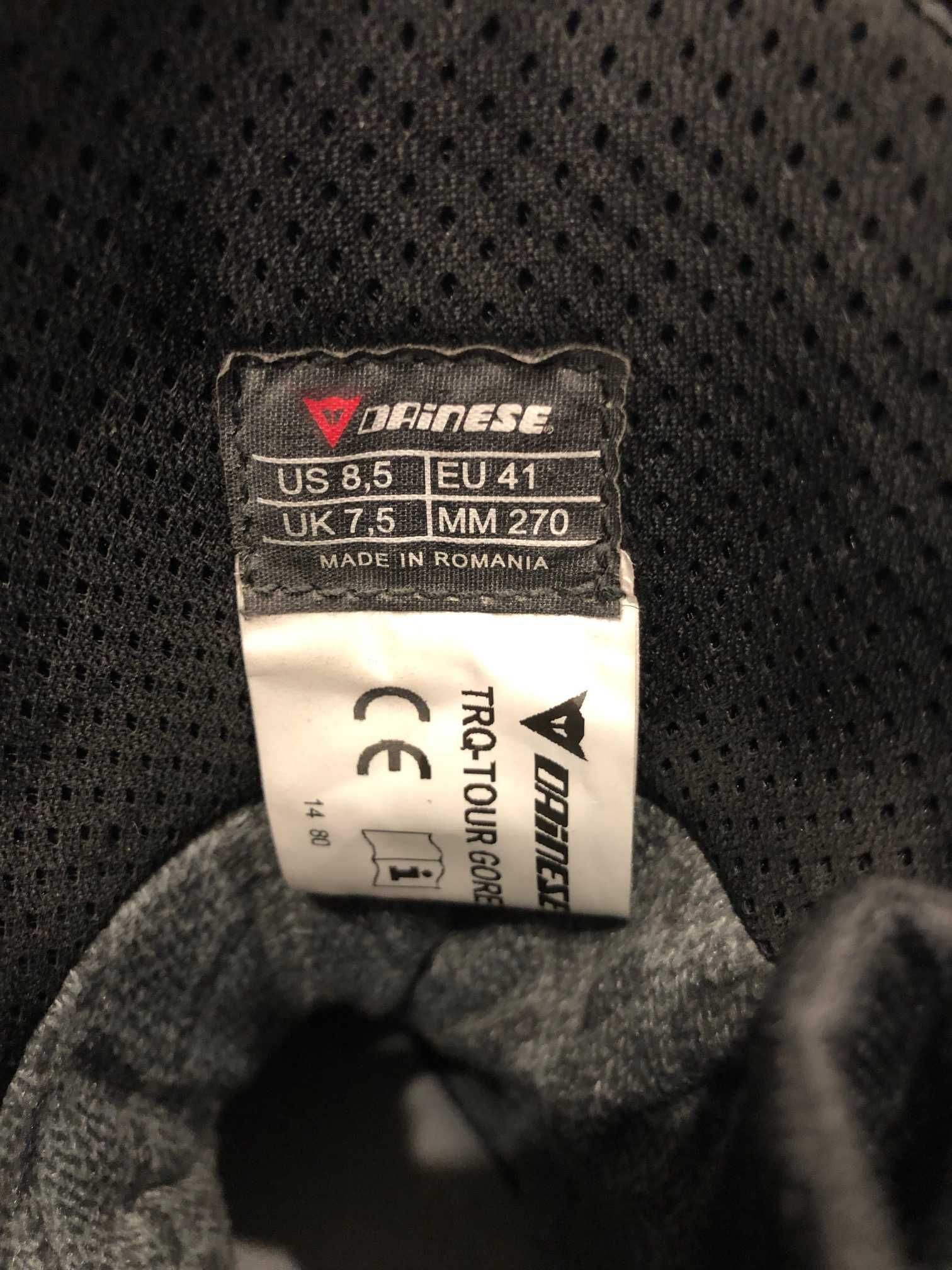 Buty Dainese TRQ Tour Gore-Tex, rozmiar 41, 26cm