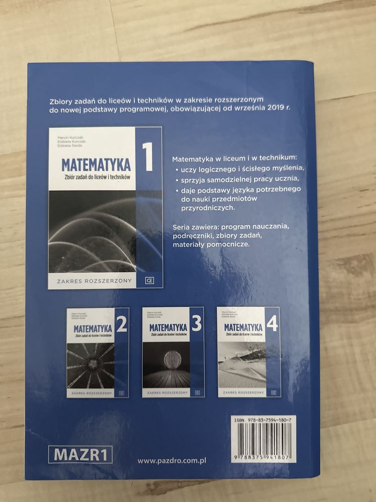 Matematyka zbiór zadań do liceów i techników 1