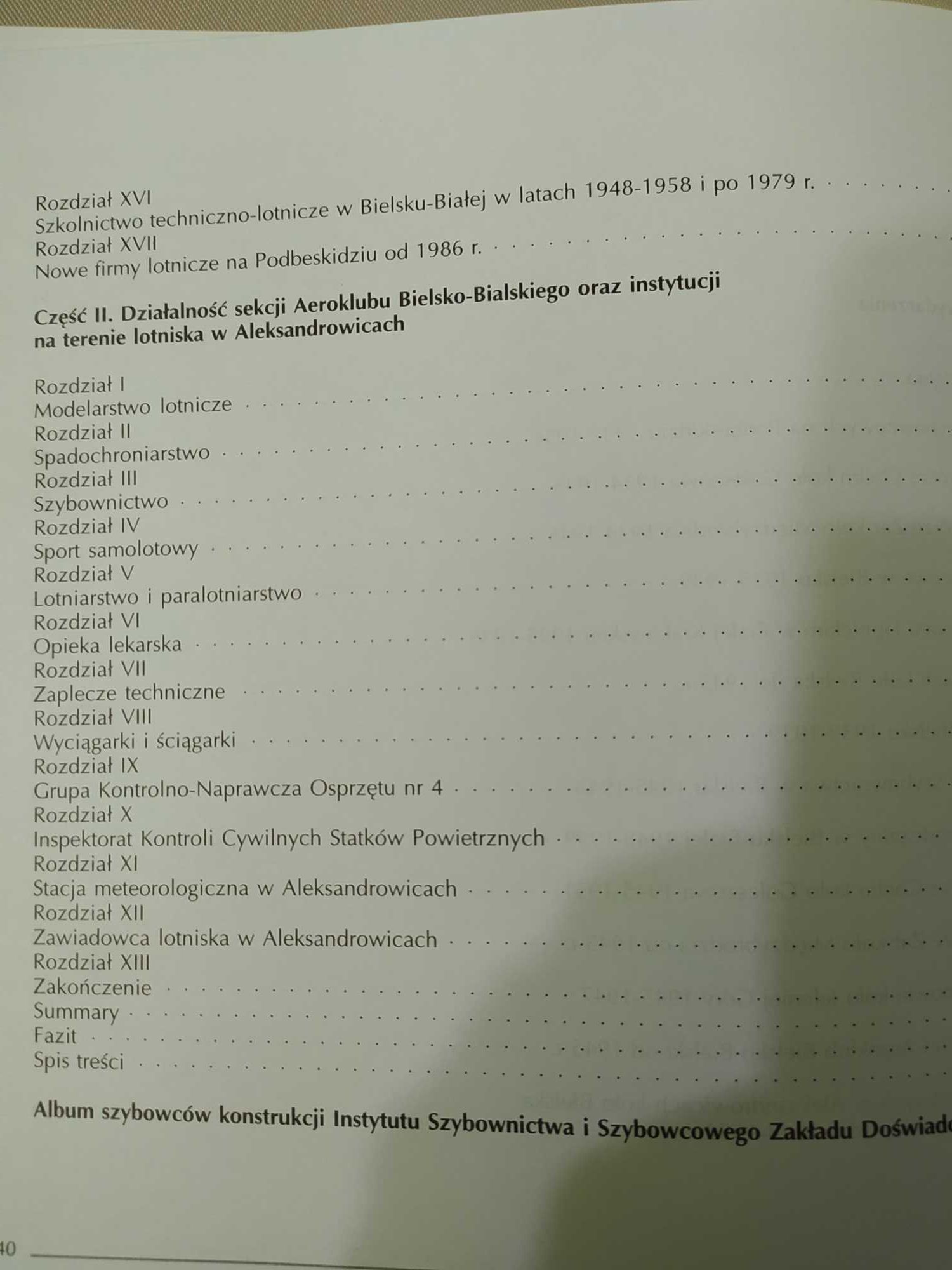 Książka Dzieje lotnictwa na podbeskidziu/ Skarbiński A+podpis autora