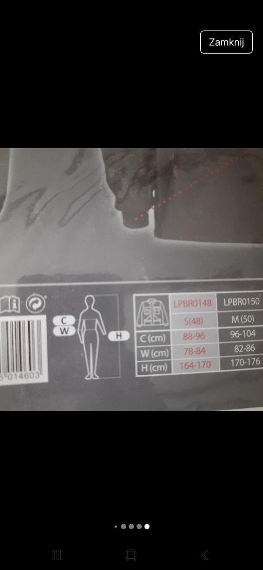 Spodnie i bluza robocza lahti pro s48