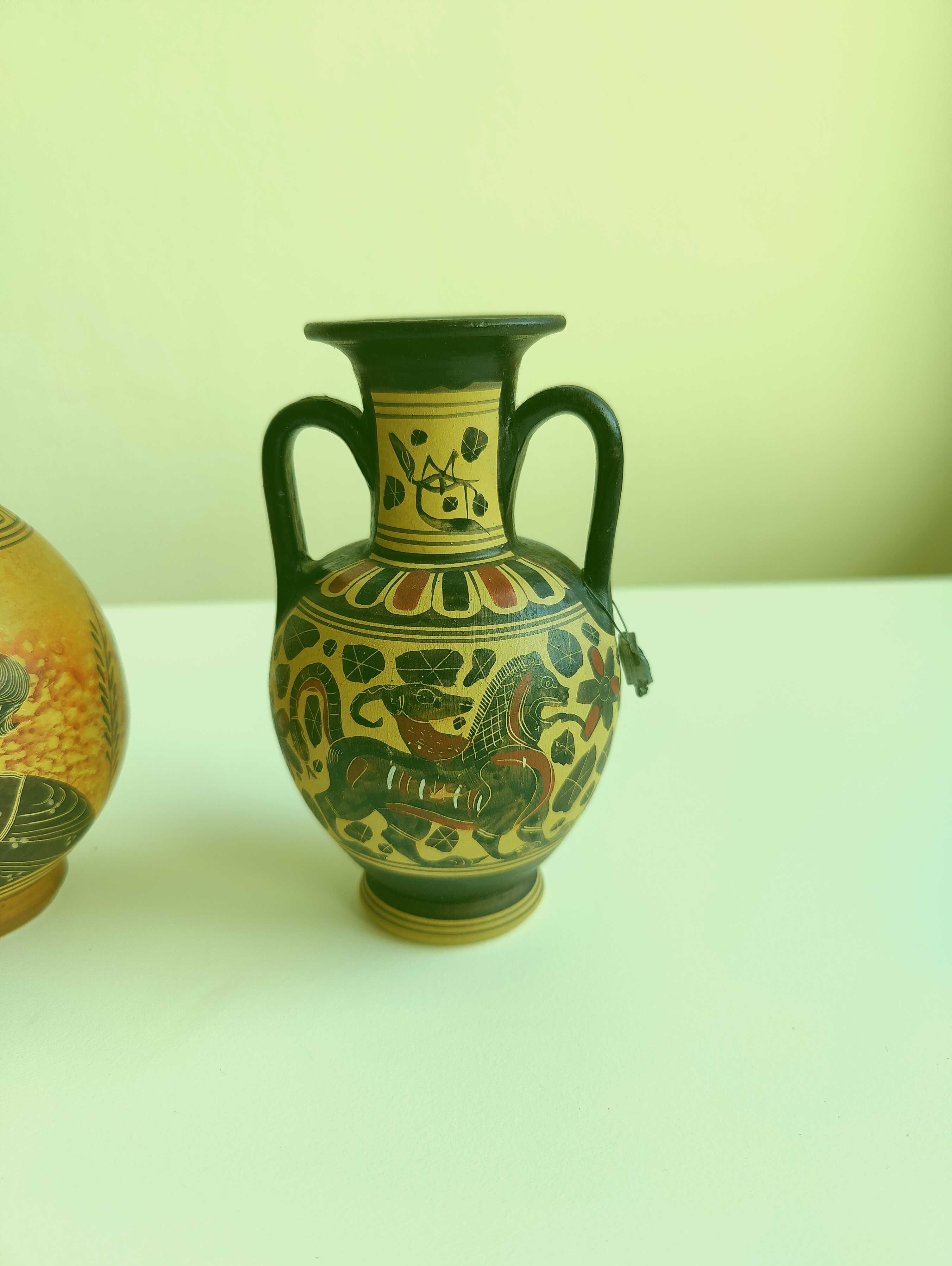 Potes de ceramica Grecia Antiga cópias feito à mão - Ref:044