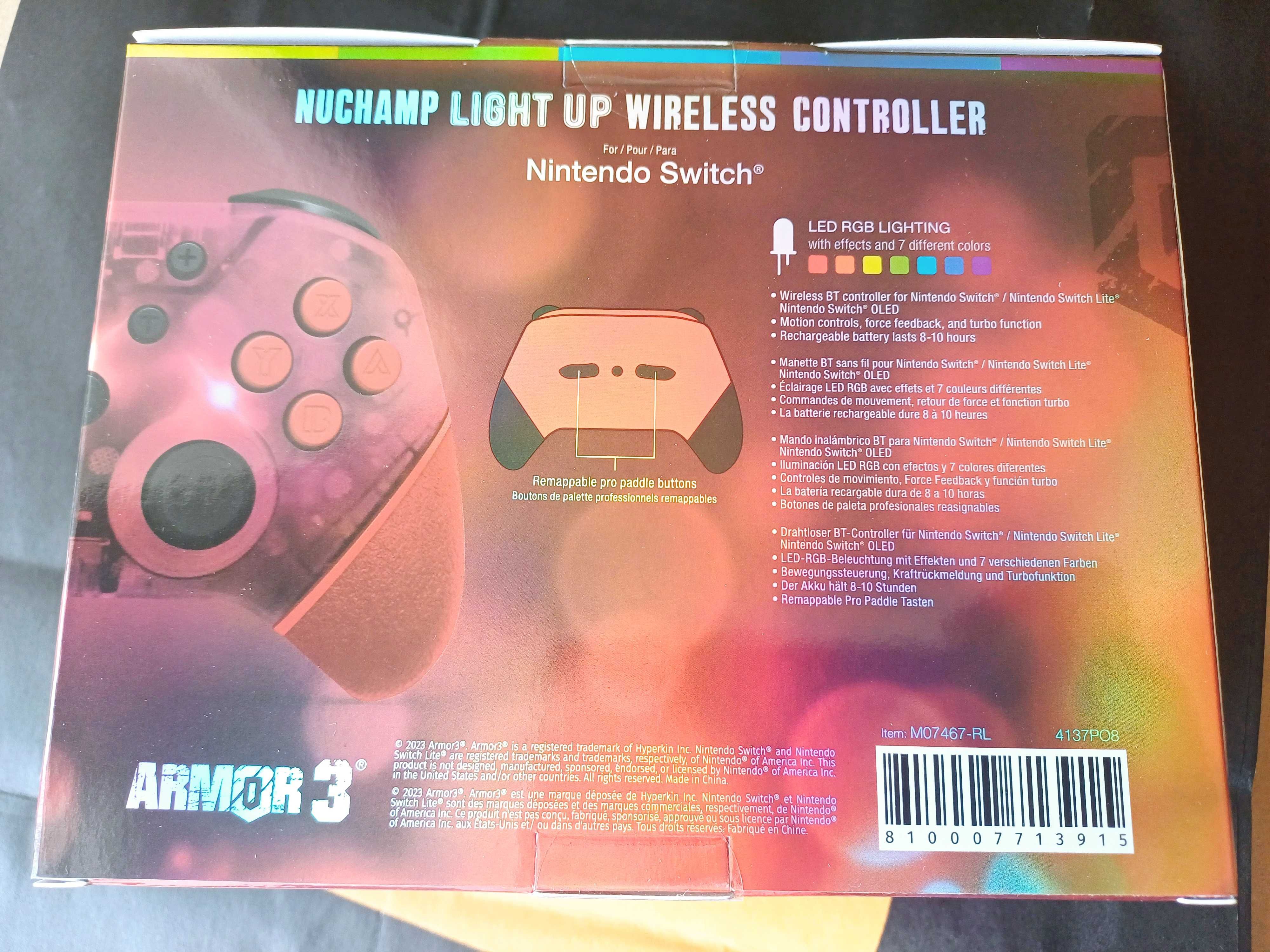 Comando Nintendo Switch Novo