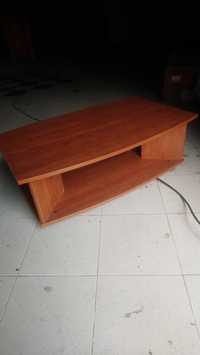 Mesa de centro com rodas + armario + mesa de madeira maciça