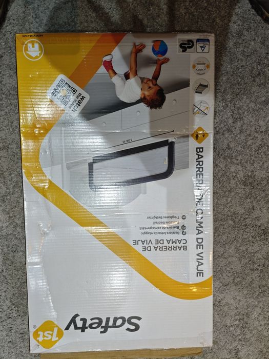 Barreira de cama portátil para bebé / criança