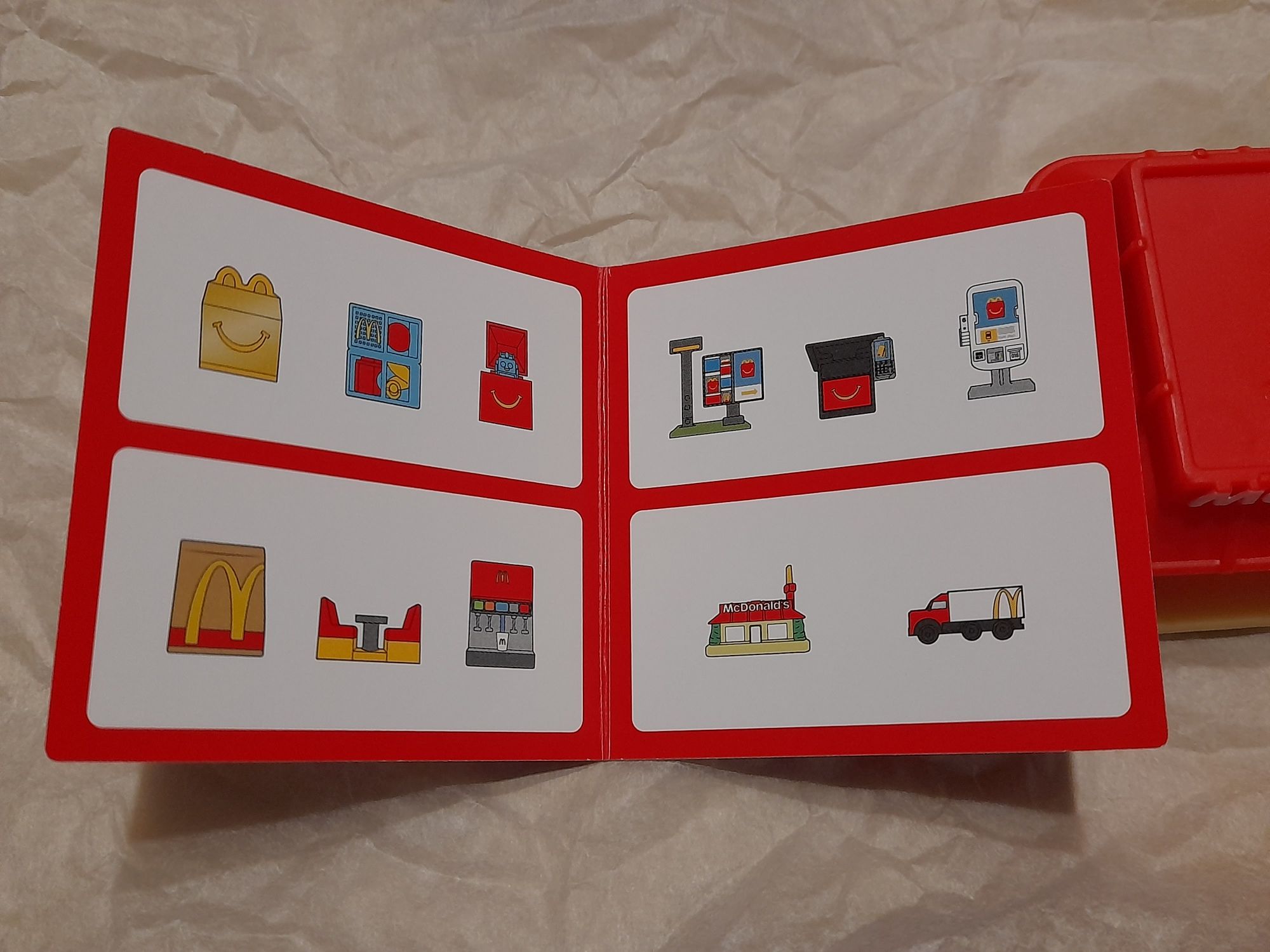 McDonald's Happy meal brinquedos restaurante brinde peças miniatura