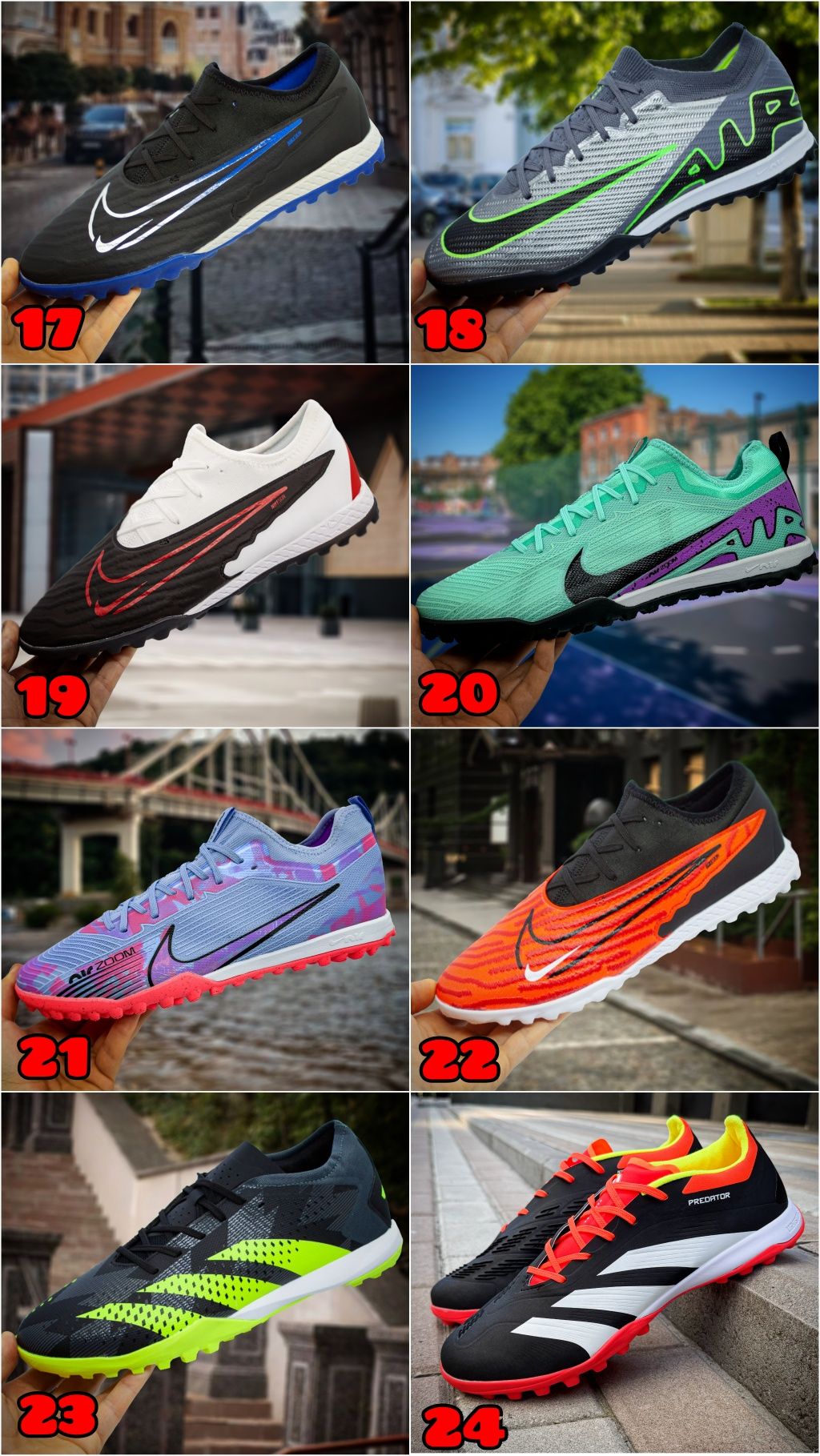 БЕЗ ПЕРЕДПЛАТИ‼️ Футбольні сороконіжки, футзалки Nike / 36-46, Преміум