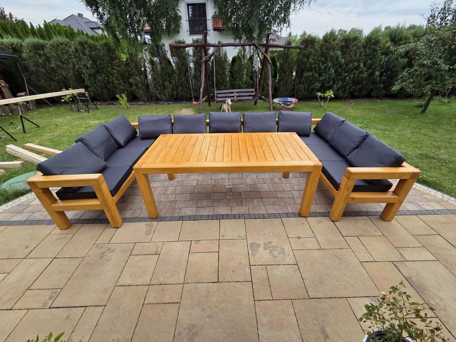 Meble ogrodowe, tarasowe drewniane