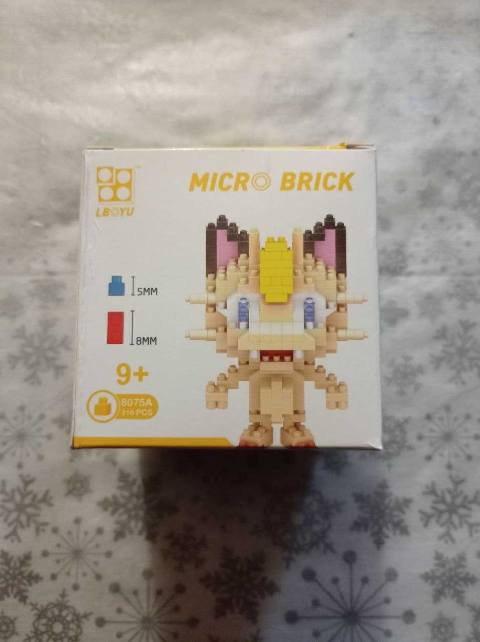 Конструктор Micro Brick покемон Мяут