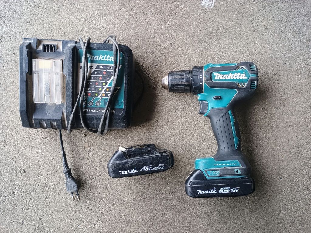 Wkrętarka Makita DDF 485 18 V komplet
