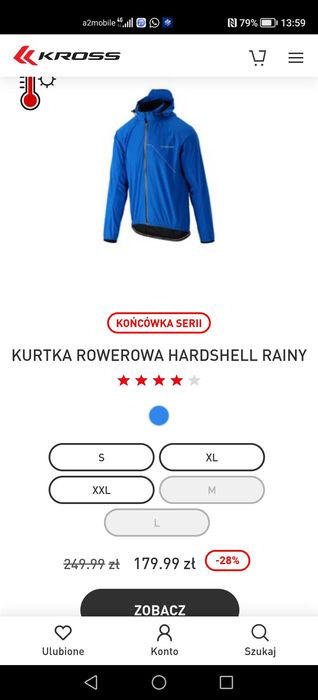 Kurtka  rowerowa  kross