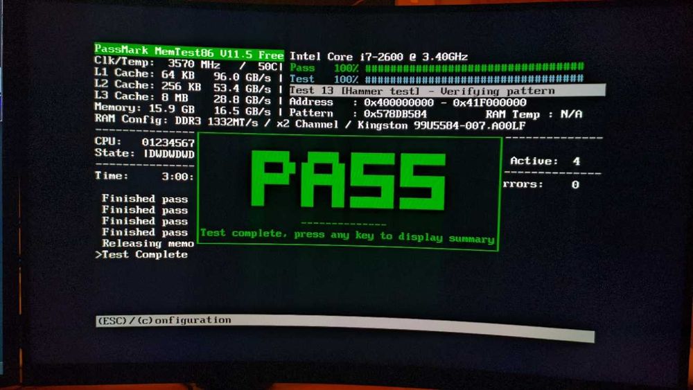 Комплект i7-2600/P8H67-M Pro/16Gb