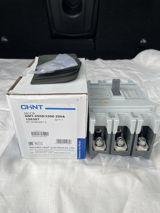 Автоматичний вимикач 100А,125А,160А,250А.Контактор CJ19 63/21