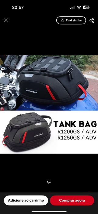 Novo a estrear Vendo Saco de tanque para bmw r1200 gs r 1250 gs