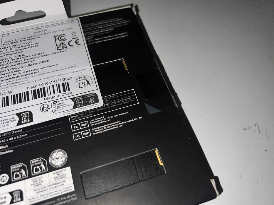 Lexar Thor Pro 6000 MHz 32GB (2x16 kit) Оперативная память DDR5 для ПК