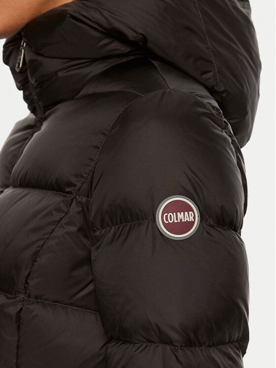 Kurtka puchowa czarna z logo Colmar 36