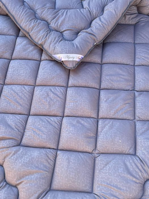 Тепла ковдра вовняна овчина євророзмір евроодело зимнее овечья шерсть